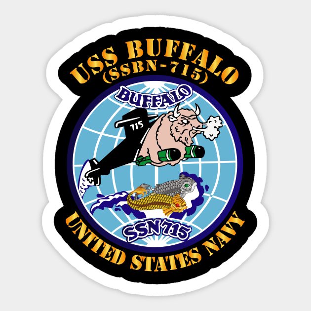 USS Buffalo  (SSBN 715) Sticker by twix123844